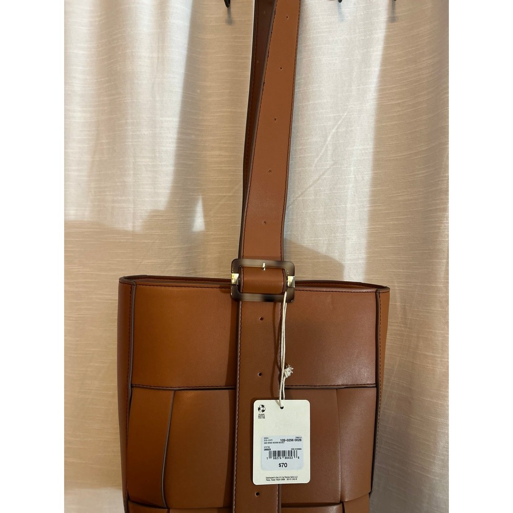 Ladies adjustable adjustable strap brown purse wi… - image 3